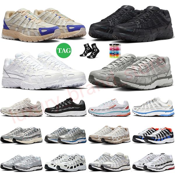 Nike P-6000 Running Shoes Men Women P6000 Designer Sneakers【code ：L】Khaki Wolf Grey Metallic Silver Racer Blue womens outdoor sports trainers