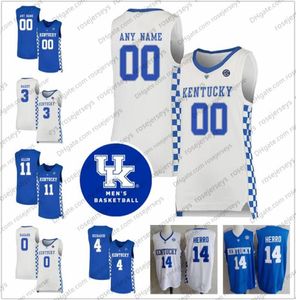 2020 Kentucky Wildcats 3 Tyrese Maxey 4 Nick Richards 5 Immanuel Quickley 11 Dontaie Allen 23 EJ Montgomery Hommes Jeunesse Jersey8975198