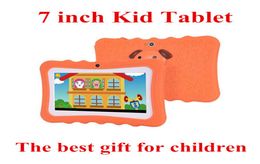 2020 Kids Brand Tablet PC 7 pulgadas Quad Core tableta para niños Android 44 Allwinner A33 reproductor de Google wifi altavoz grande protector cov2630968