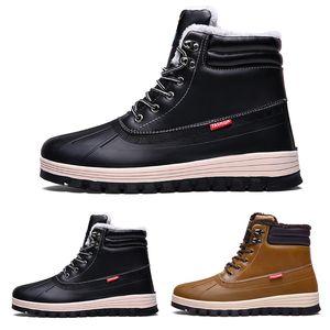 2020 kind7 waterdicht katoen Grote maat winter triple zwart grijs man jongen heren laarzen heren Sneakers Boot trainers outdoor wandelschoenen