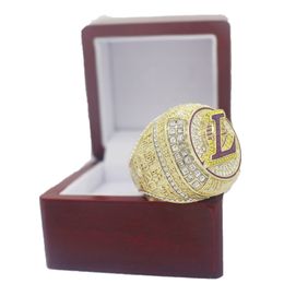 2020 La Championship Ringen Lakers Mode Fans Gift Fan Mannen Hele Sport Souvenir Promotie Maat 8-14210f