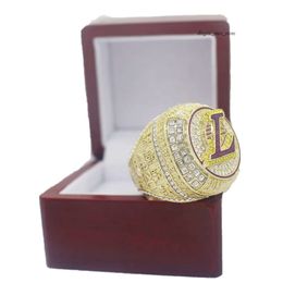 2020 LA Championship Rings Lakers Fashion Fans Gift Fan Mannen Gift Hele Sport Souvenir Fan Promotie Maat 8-14210F 766