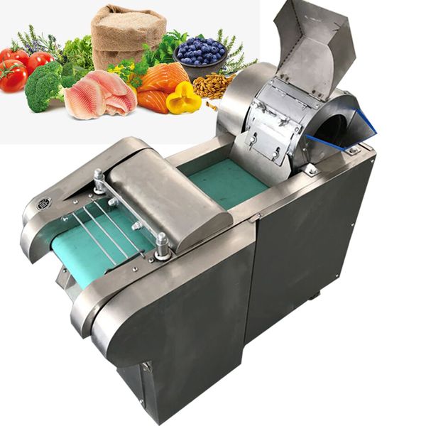 Gran oferta 2020, trituradora de verduras de acero inoxidable, rebanadora industrial multifunción, máquina eléctrica para cortar en cubitos, 300 kg/h