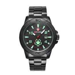 2020 Longbo Luxury Men Army Star Sports Canvas Leather Quartz Watches for Men Leisure Clock Simple Watch Orologi Da Uomo 802172993