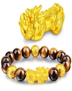2020 Lucky Natural Bead Stone Beads Bracelet Men Women Polsband rijkdom veranderd in geluk Charme paar Gift Bracelet8268068