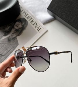 2020 Luxury de haute qualité Classic Aviator Sunglasses Design Brand Crime Men Femmes Lunettes de soleil verres et Box1 Lenses en verre en métal4848222