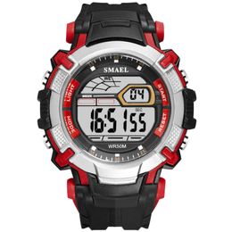 Montres Led de luxe pour hommes SMAEL horloge numérique alarme Led étanche Sport mâle horloge montres 1620 Top marque montres de luxe hommes