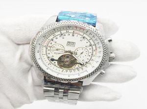 2020 Luxury heren Watch 1884 Chronometre Tourbillion Automatische mechanische beweging roestvrij staal mannen horloges polsWatch6618464