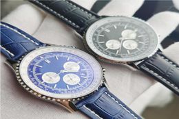 2020 Luxury Mens Watches 1884 Automatische zelfwindende horloges Alle sub -wijzerplaten werken lederen band Geen batterij Sportpolshipes8277569