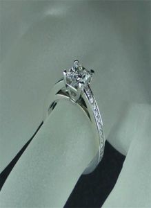 2020 Luxe Princess Cut 06ct Lab Diamanten Ring Echt 925 Sterling Zilver Engagement Wedding Band Ringen Voor Vrouwen Bruids Sieraden56314157564
