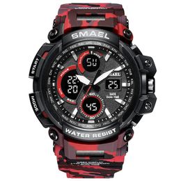 2020 luxe Sport Horloges Mannen Horloge Waterdicht LED Digitale Horloge Mannelijke Klok Relogio Masculino erkek kol saati 1708B Mannen Watches304b