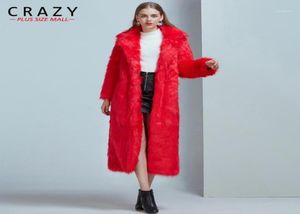 2020 Luxury Xlong Plus Size S 6xl Fashion Faux Fur Matel