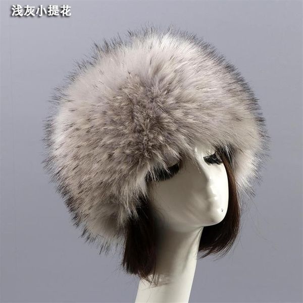 2020 homme femmes fourrure chapeaux épaissir chaud fourrure fausse fourrure plat haut casquettes hiver russe décontracté luxe Skullies bonnet ZKG33260H