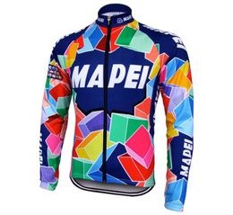 2020 MAPEI Auturmn Spring Cycling Vêtements Cycling Jerseys Pro Team Suit Long Manche Shirt Ropa Ciclismo Breathable3474223