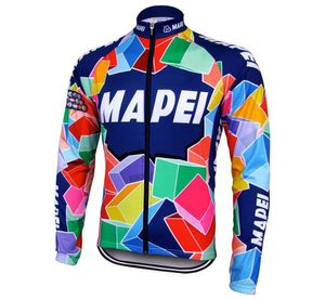 2020 MAPEI Auturmn Spring Cycling Vêtements Cycling Jerseys Pro Team Suit Long Manche Shirt Ropa Ciclismo Breathable3474223