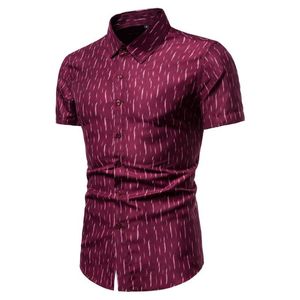 2020 Men Cotton Kortheupel Casual Mens Shirt Fashion Style met 3 kleurengrootte S-3XL