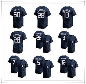 Maillot de baseball du match des étoiles 2023 Fernando Tatis Jr Juan Soto Paul Goldschmidt Thairo Estrada McCutchen Nick Castellanos Austin Riley Mookie Betts Thomas Harper