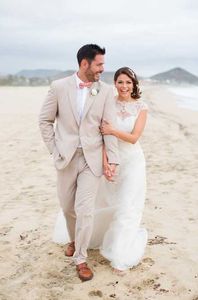 2020 heren bruiloft dragen casual zomer strand bruidegom beste man partij prom dress heren blazer kleding heren slim fit 2 stuks x0909