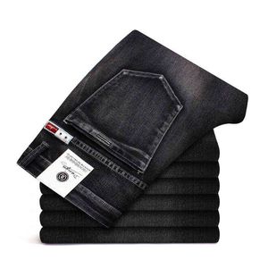 2020 hommes jean moulant élastique Stretch Denim Jean mâle mode décontracté Denim pantalon noir grande taille 40 42 44 46 G0104