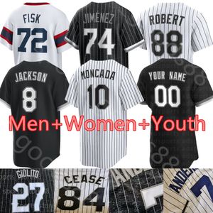 2023 2022 Custom S-4XL Dreams 88 Luis Robert Jersey 46 Craig Kimbrel 7 Tim Anderson Yoan Moncada 74 Eloy Jimenez 24 Yasmani Grandal Aaron honkbaltruien