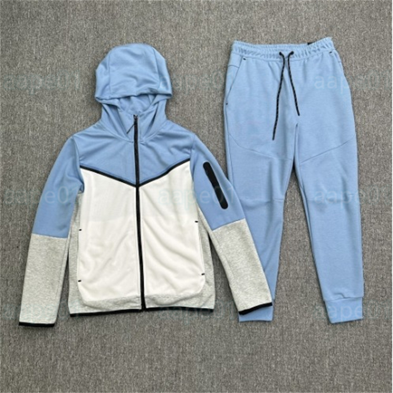 Tracksuit Tech Fleece Zreetbroek Dikke Designer Hoodie Men Woman Pants Sport Zip Jacket Joggers Pant Tracksuit Men Dames Joggers Hapgers Hooded Coats MAAT M-2XL