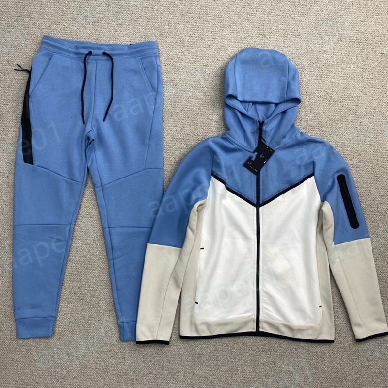 Tracksuit tech fleece Sweatpants Thick designer Hoodie Men Woman Pants Sports Zip Jacket Joggers Pant tracksuit men Womens Joggers Hooded Coats Size M-2XL