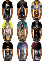 2020 Hommes T-shirts d'horreur Mode Nouvel Été Men039s T-shirt à manches courtes Casual 3D Zombie Imprimer Rock T-shirt pour homme Full Print9224365