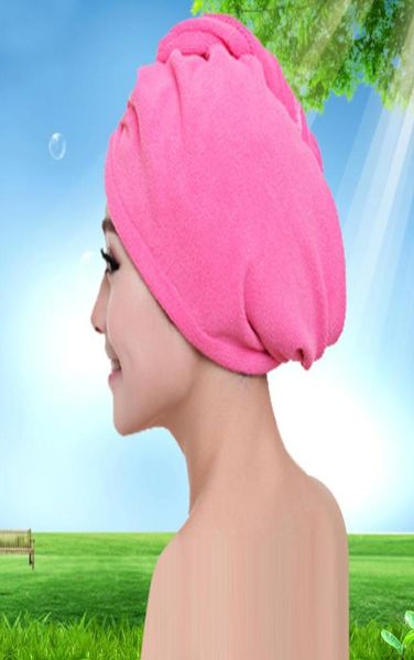 2020 Microfibre Capes de cheveux de douche sèche Microfibre Magie Magie Super absorbant Dry Hair Satrel Séchage du chapeau de pellicule turban Spa Caps 7497462
