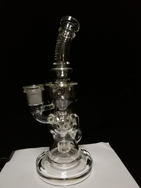 2020 Mother - Classe de navire FTK Works Glass Bongs Faberge Torus Klein Fonction Pièces en verre Pipes d'huile Fumer Bongs Taille de l'articulation 14 mm