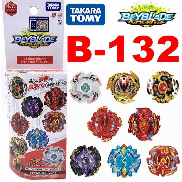 2020 Livraison gratuite Prêt Stock Original Takara Tomy B-132 Beyblade Burst Random Booster Vol.14 pour les jouets de la journée des enfants X0528