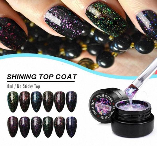 2020 Conjunto de esmalte de uñas Brillante Platino Nails Art para manicura Poly Gel Lak UV Colores Top Base Coat Primer Barnices híbridos Glitter aU8640331