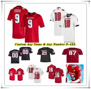 NC State Wolfpack College voetbalshirt Brennan Armstrong MJ Morris Michael Allen Delbert Mimms III Kevin Concepcion Bradley Rozner Payton Wilson Sean Brown 4XL