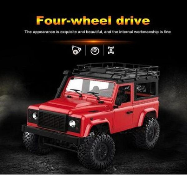 2020 nuevo 1:12 MN-90K RC Crawler Car 2,4G 4WD Control remoto todoterreno Crawler vehículo militar modelo RTR Control remoto camión Toy6611058