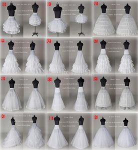 2020 NIEUWE 10 Style White A Line Ball Jurk Mermaid Wedding Prom Bridal Petticoats Underskirt Crinoline Wedding Accessories Bridal SL8706717