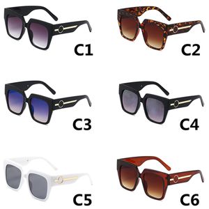 Gafas de sol cuadradas clásicas para hombres, mujeres, sombrillas, gafas de diseñador Uv400, gafas de montura grande con caja