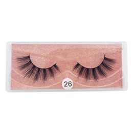 2020 Nieuwe 10Styles 3D Mink Eyelashes Natural False Wimpers Zacht Make-up Washes Extension Makeup Fake Eye Washes 3D-serie