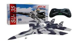 2020 NIEUW 24G Glider -vlak Hand gooien schuimdrone SU35 RC Airplane Model Fixed Wing Toy Aviones A Control Remoto Juguete speelgoed FO1382161