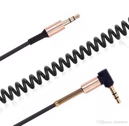 2020 nouveau 3,5 mm mâle à mâle câble audio Jack 3 5 câble Aux pour haut-parleur casque iPhone Samsung voiture MP3/4 téléphone portable Aux cordon fil