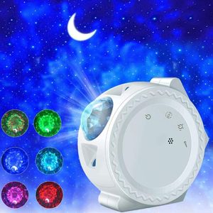 2020 NIEUW 3 in 1 Sterren Nachtlicht Projector Sterry Sky Moon Projector Galaxy Ocean Nebula Lamp Muziek Controle Voor Kinderen Kerstcadeaus