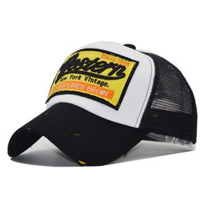 2021 modetrend grote letters hoed geborduurd hoogwaardig puur katoen gewassen oude coating baseball cap 01