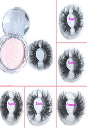 2020 NIEUWE 3D MANK EYELSHEIDEN DRAMATISCHE MANK EYELASH 5D Dikke lange valse wimper Werky Lashes Volume Lashes bieden privé -logo labe SE5746375