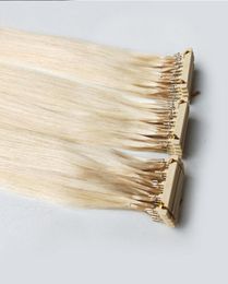2020 NOUVELLE extensions de cheveux de pointe 6d Produits de deuxième génération Rouque invisible Remy Hair I Tip Whole Loop Micro Ring Hair Extension6367675