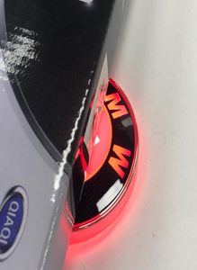 2020 nouveau 82mm 4D voiture Logo LED arrière Badge lumière autocollant emblème feu arrière décor pour BMW7311356