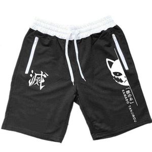 2020 Nieuwe Anime Demon Joggers Broek Mannen Shorts Tanjiro Kamado Kostuum Harajuku Mannen Dames Demon Slayer Kimetsu No Yaiba Sudadera G1209