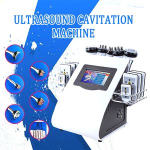 2022 Date d'arrivée 6 en 1 Cavitation 40K Équipement Ultrasons Liposuccion Radiofréquence Vide Bipolaire Rf Machine Minceur Beauté Ce / DHL