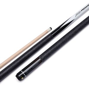 JY6 3142 bâton de queue de billard 13mm 11.5mm 10mm taille de pointe poignée en fil de lin couleur noir blanc