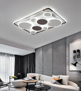 2020 Nieuwe Collectie Woonkamer Plafondlamp Simple Moderne Atmosfeer Rechthoekige Huishoudelijke Koplamp LED Plafondlamp Slaapkamerverlichting