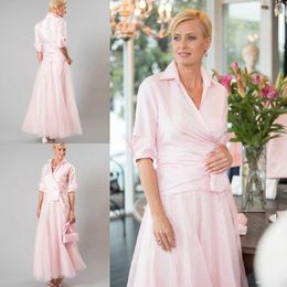 2020 Nieuwe Collectie Moeder van de Bruid Jurken Lange Mouwen Avondjurken Custom Made Enkle-Length Plus Size Wedding Gast-jurk