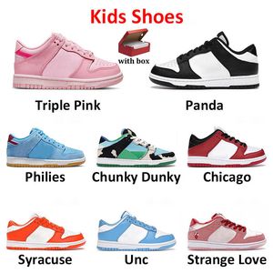 Designer enfants Basketball enfants chaussures bébé baskets Cherry bred cool gris Concord UNC Win like chaussures de tennis à la mode pour les jeunes enfants taille