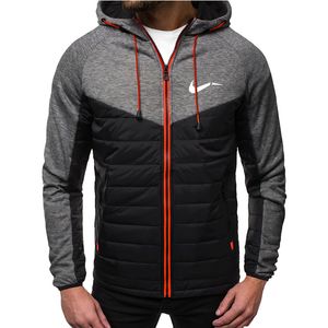 2020 nouveau automne hommes vestes mode veste à capuche S imprimé décontracté à capuche manteau Zip Cardigan Plus polaire S-2XL